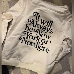 NYON It will Always be New York or Nowhere Cream Hoodie “Always” Sweatshirt
